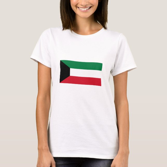 Camiseta Bandera de Kuwait (Anverso)