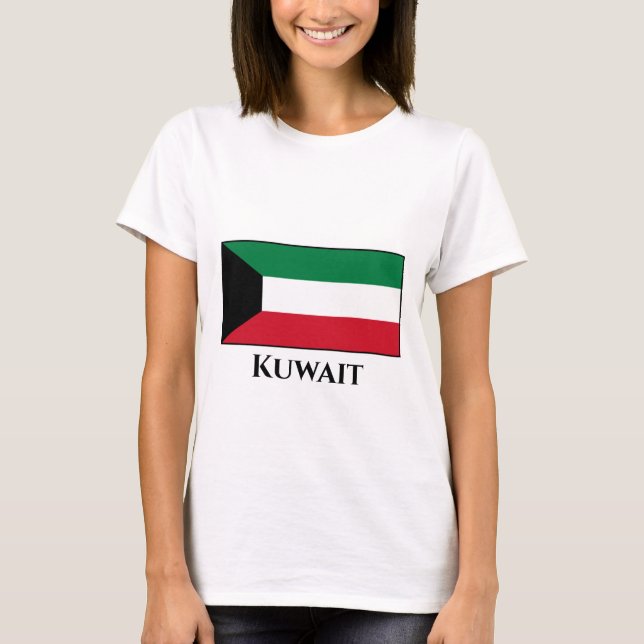 Camiseta Bandera de Kuwait (Anverso)