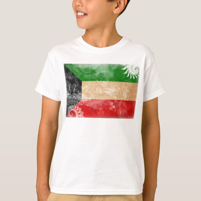 Camiseta Bandera de Kuwait (Anverso)