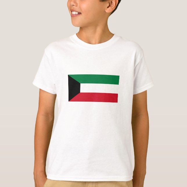 Camiseta Bandera de Kuwait (Anverso)
