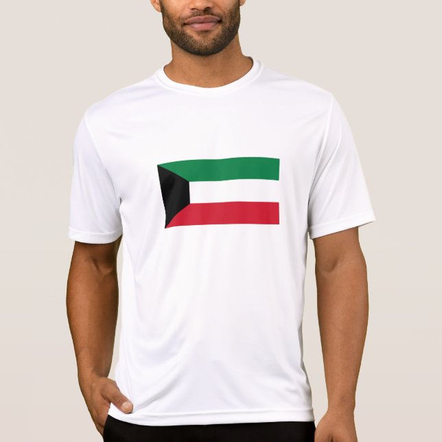 Camiseta Bandera de Kuwait (Anverso)