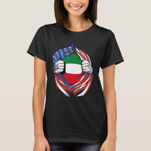 Camiseta Bandera De Kuwait: Estadounidense Orgulloso De Mi 