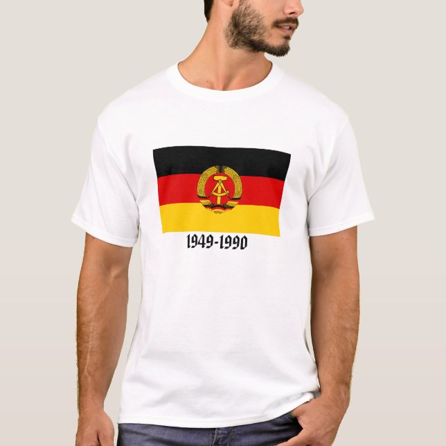 Camiseta Bandera de la Alemania Oriental (Anverso)