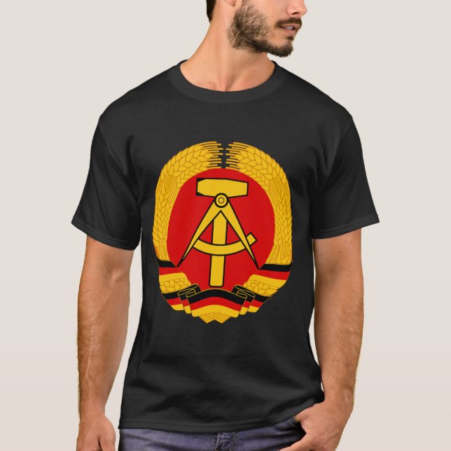 Camiseta Bandera de la Alemania Oriental (Anverso)