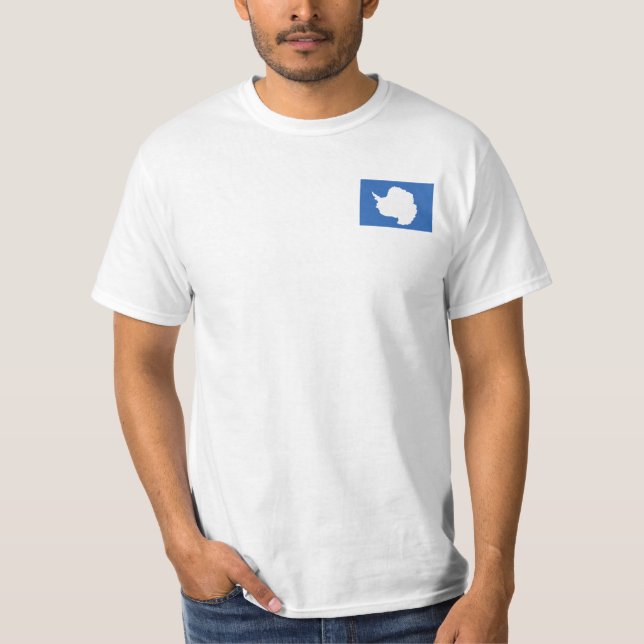 Camiseta Bandera de la Antártida (Anverso)