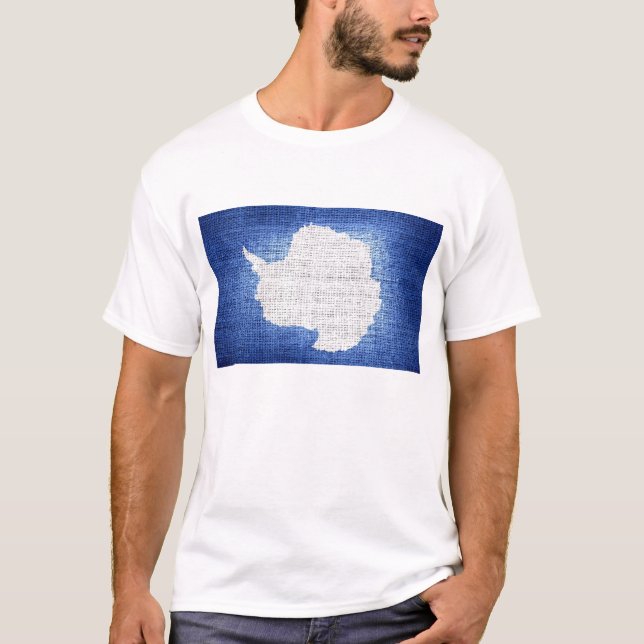 Camiseta Bandera de la Antártida (Anverso)