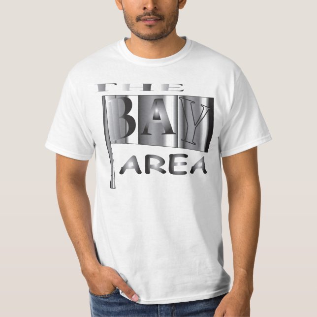 Camiseta BANDERA de la BAHÍA (Oakland del este Oakland del (Anverso)