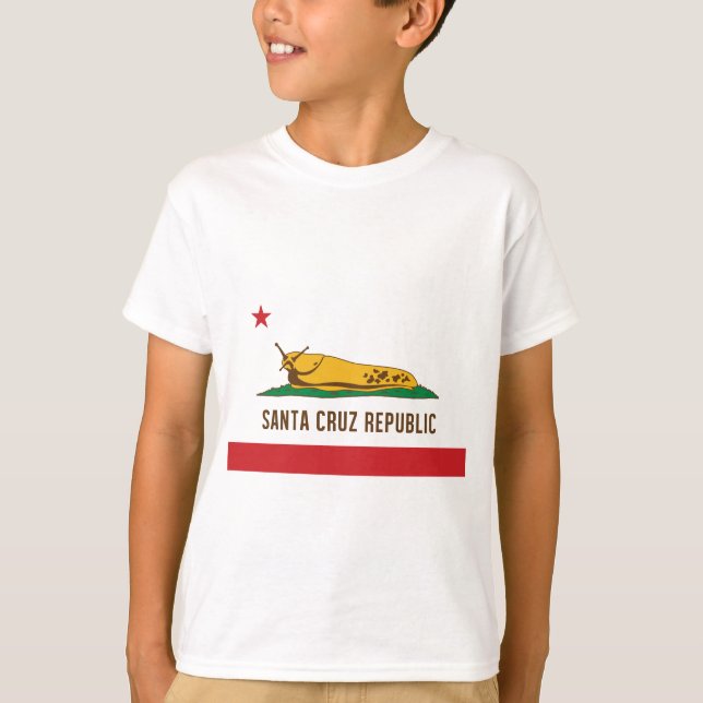 Camiseta Bandera de la barra del plátano de la república de (Anverso)