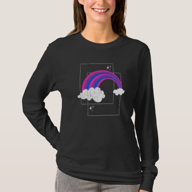 Camiseta Bandera de la Bisexualidad Arcoiris Igualdad Lgbt  (Anverso)