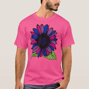 Camiseta Bandera de la Bisexualidad del girasol Bisexual Lg