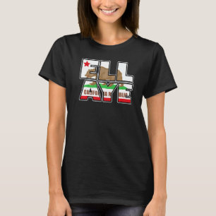 Camiseta Bandera de La Ca Ell Aye California