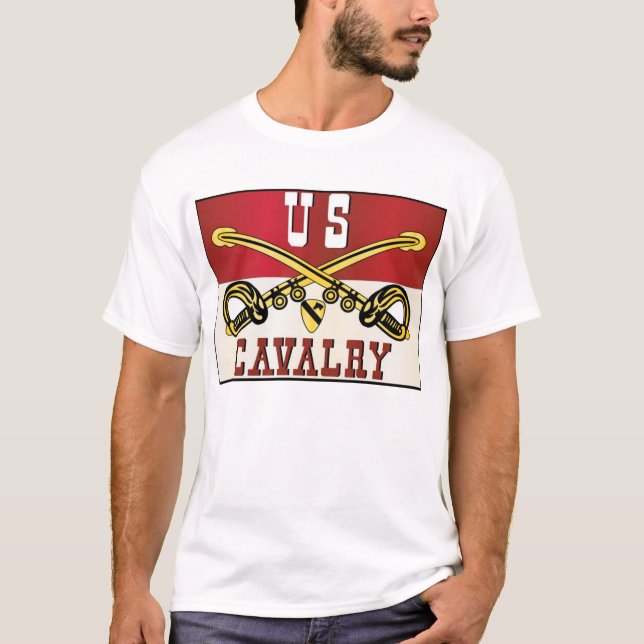 Camiseta Bandera de la caballería (Anverso)