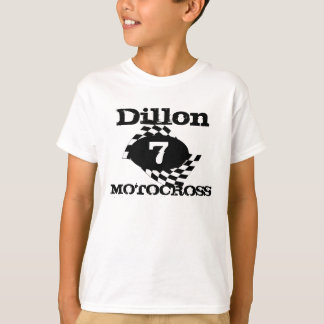 Camiseta Bandera de la carrera de Motocross