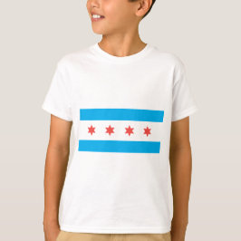 Camiseta Bandera de la ciudad de Chicago