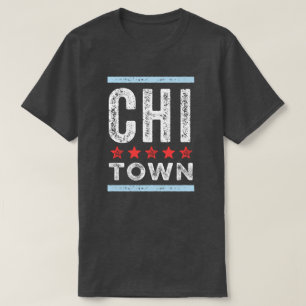 Camiseta Bandera de la ciudad de Chitown Chicago