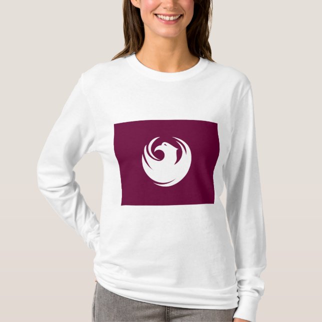 Camiseta Bandera de la ciudad de Phoenix (Arizona) (Anverso)