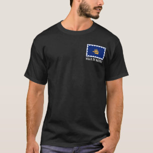 Camiseta Bandera de la ciudad de Quebec