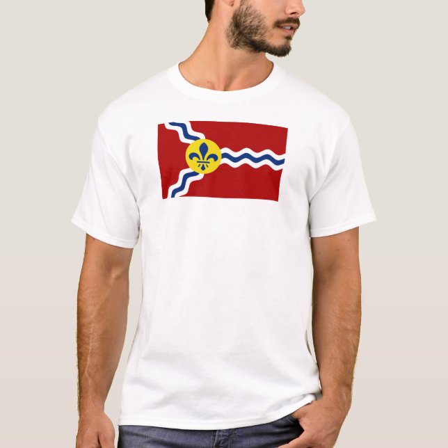 Camiseta Bandera de la ciudad de St. Louis (Anverso)