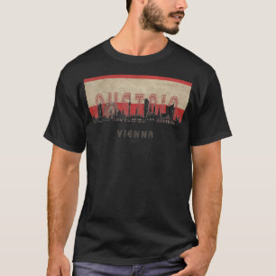 Camiseta bandera de la ciudad de viena Skyline Vacation Sou