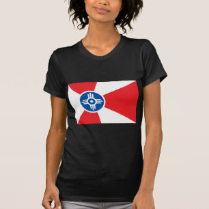 Camiseta Bandera de la ciudad de Wichita