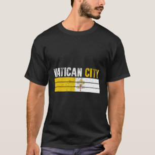 Camiseta Bandera de la Ciudad del Vaticano Hombres Mujeres