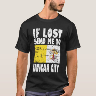 Camiseta Bandera de la Ciudad del Vaticano vintage