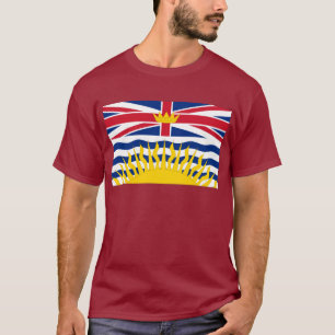 Camiseta Bandera de la Columbia Británica, Canadá