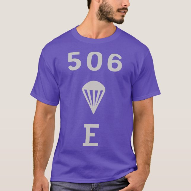 Camiseta Bandera de la Compañía Easy del 506 pir de la SGM (Anverso)
