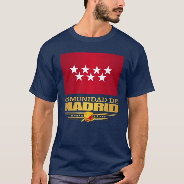 Camiseta Bandera de la Comunidad de Madrid (Anverso)