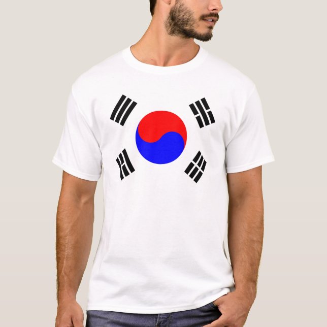 Camiseta Bandera de la Corea del Sur (Anverso)