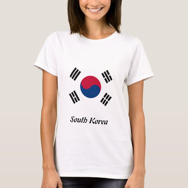 Camiseta Bandera de la Corea del Sur (Anverso)