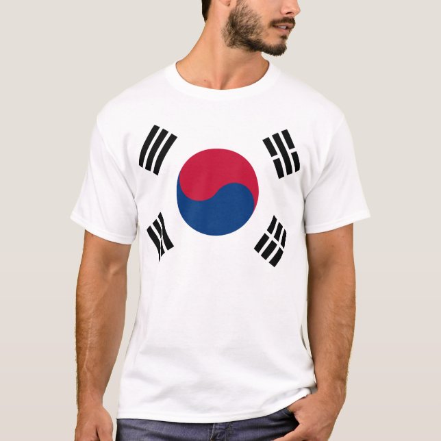 Camiseta Bandera de la Corea del Sur (Anverso)