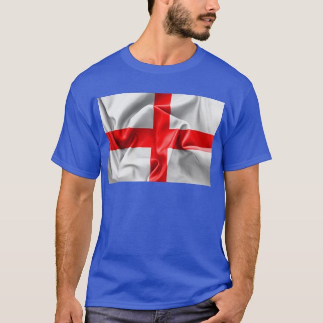 Camiseta Bandera de la Cruz de St Georges inglesa (Anverso)