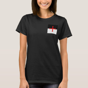 Camiseta Bandera de la Cruz Templaria de los Caballeros Med