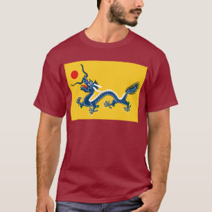 Camiseta Bandera de la dinastía de Qing