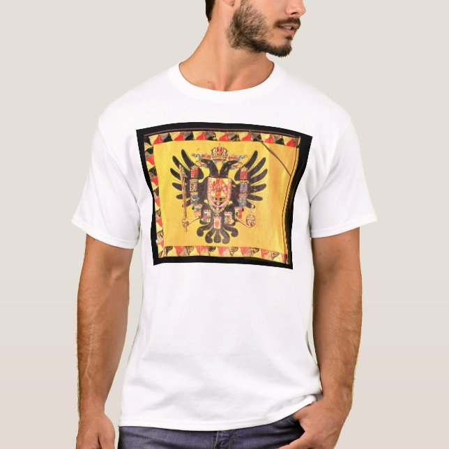 Camiseta Bandera de la dinastía imperial de Habsburgo, (Anverso)