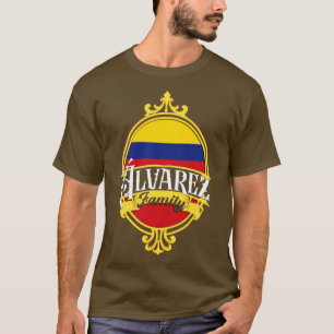 Camiseta Bandera de la familia Alvarez Colombia