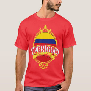 Camiseta Bandera de la familia Rodriguez Colombia