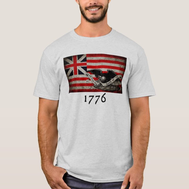 Camiseta Bandera de la Gran Unión 1776 (Anverso)