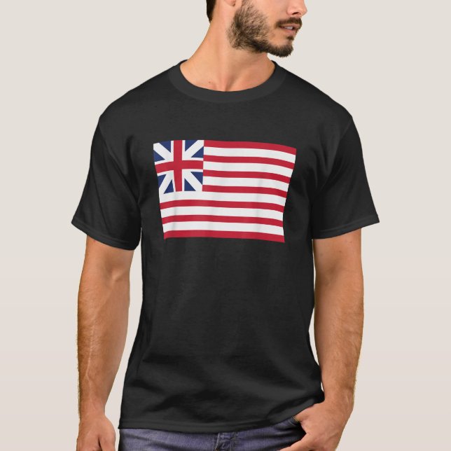 Camiseta Bandera de la Gran Unión de Estados Unidos de 1776 (Anverso)