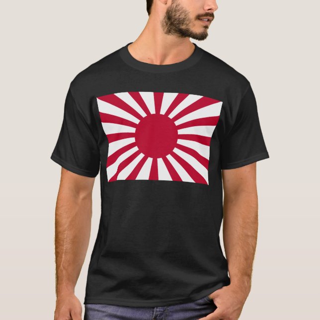 Camiseta Bandera de la guerra del sol naciente del ejército (Anverso)