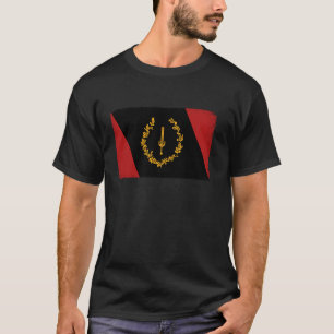Camiseta Bandera de la herencia afroamericana Historia Negr