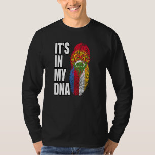 Camiseta Bandera de la herencia de ADN mixto comorano y kir