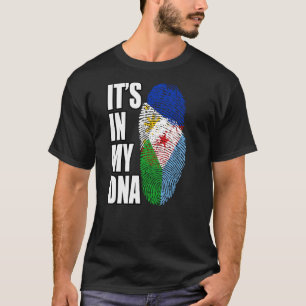 Camiseta Bandera de la herencia del ADN mixto filipino y de