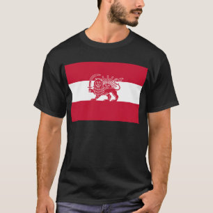 Camiseta Bandera de la herencia del León y el Sol iraní aus