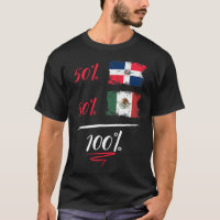 Bandera De La Herencia Dominicana Y México Orgullo