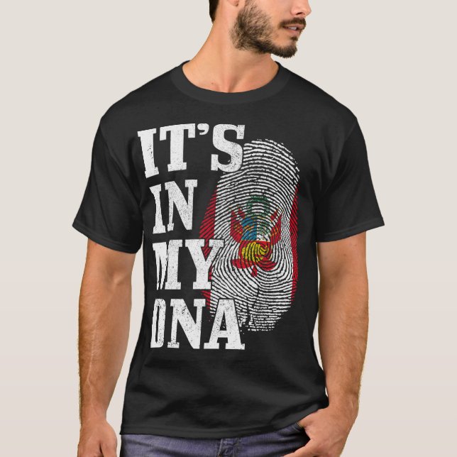 Camiseta Bandera De La Herencia Dominicana Y México Orgullo (Anverso)