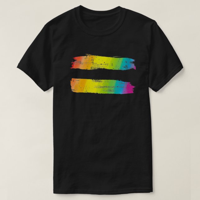 Camiseta Bandera de la igualdad de la mujer Orgullo LGBT Ga (Diseño del anverso)