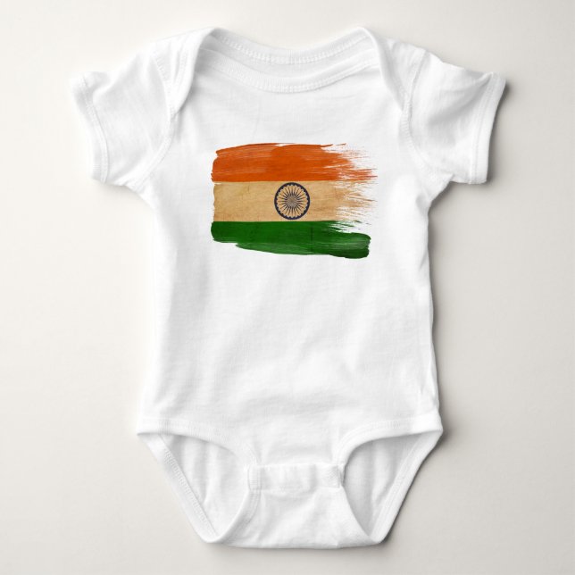 Camiseta Bandera de la India (Anverso)