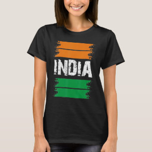 Camiseta Bandera de la India, Día de la Independencia 15 de
